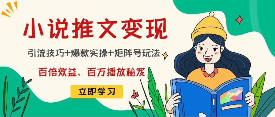 小说推文训练营-扬明网创