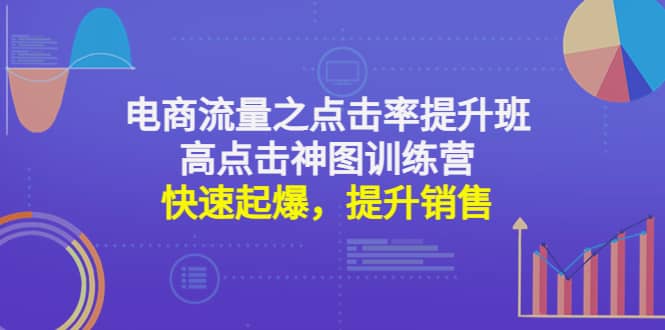 电商流量之点击率提升班+高点击神图训练营：快速起爆，提升销售-扬明网创