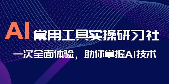 AI-常用工具实操研习社，一次全面体验，助你掌握AI技术-扬明网创