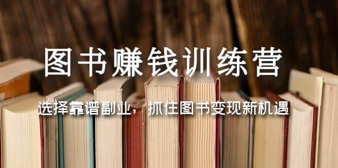 图书赚钱训练营：选择靠谱副业，抓住图书变现新机遇-扬明网创