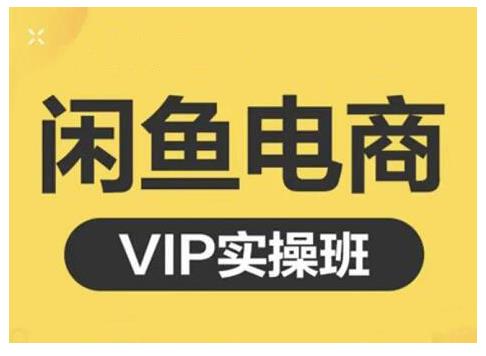 闲鱼电商零基础入门到进阶VIP实战课程，帮助你掌握闲鱼电商所需的各项技能-扬明网创