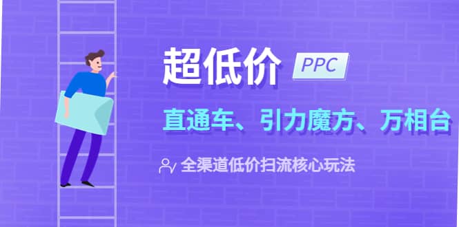 2023超低价·ppc—“直通车、引力魔方、万相台”全渠道·低价扫流核心玩法-扬明网创