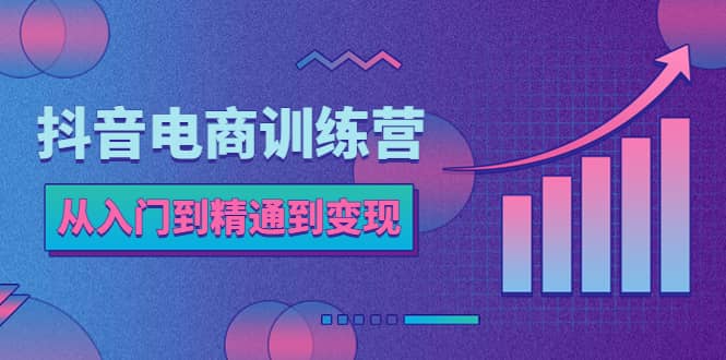 抖音电商训练营：从入门到精通，从账号定位到流量变现，抖店运营实操-扬明网创