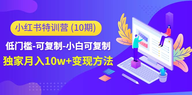 小红书特训营（第10期）低门槛-可复制-小白可复制-扬明网创