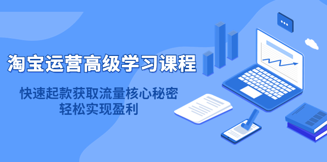 淘宝运营高级学习课程：快速获取流量核心秘密，轻松实现盈利！-扬明网创