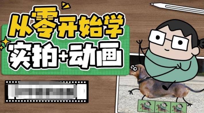 从零开始学实拍加动画，实拍加动画创意教程（49节视频课）-扬明网创