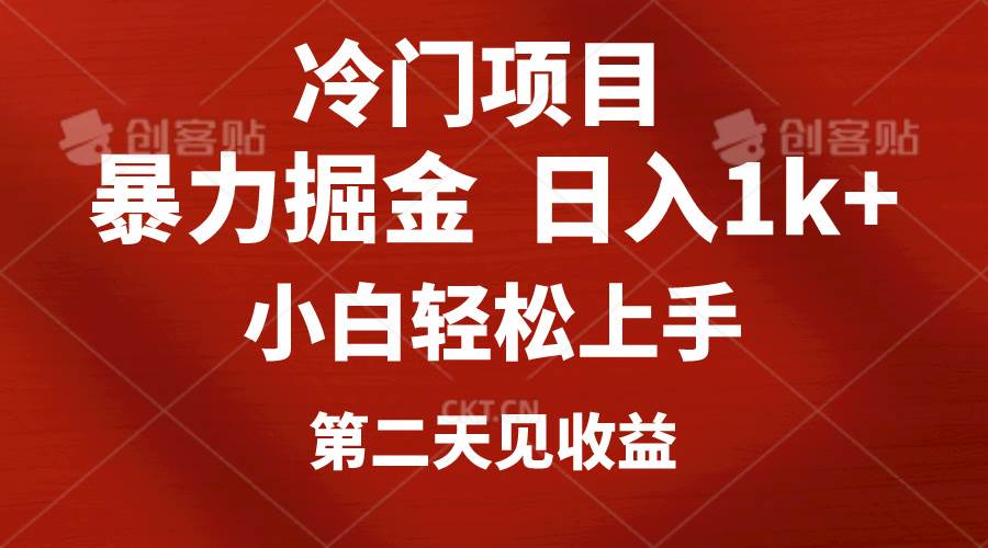 冷门项目，靠一款软件定制头像引流 日入1000+小白轻松上手，第二天见收益-扬明网创