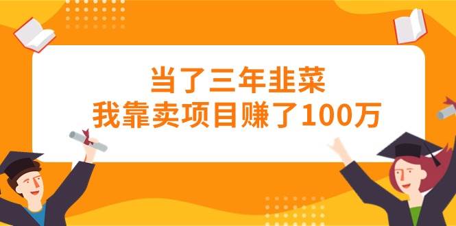 当了三年韭菜我靠卖项目赚了100万-扬明网创