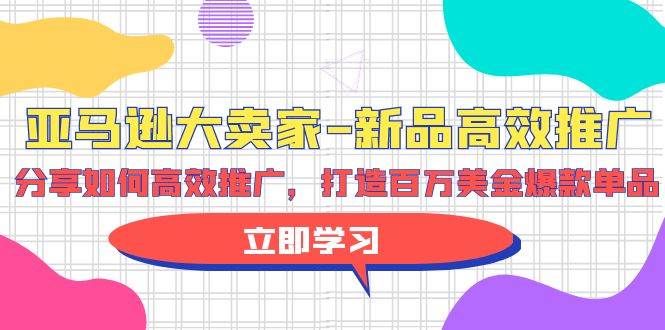 亚马逊 大卖家-新品高效推广，分享如何高效推广，打造百万美金爆款单品-扬明网创