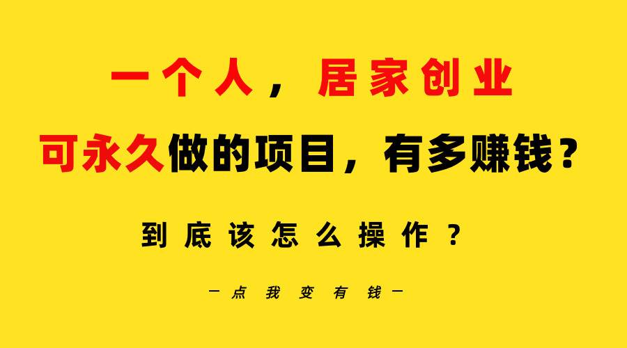 一个人，居家创业：B站每天10分钟，单账号日引创业粉100+，月稳定变现5W…-扬明网创