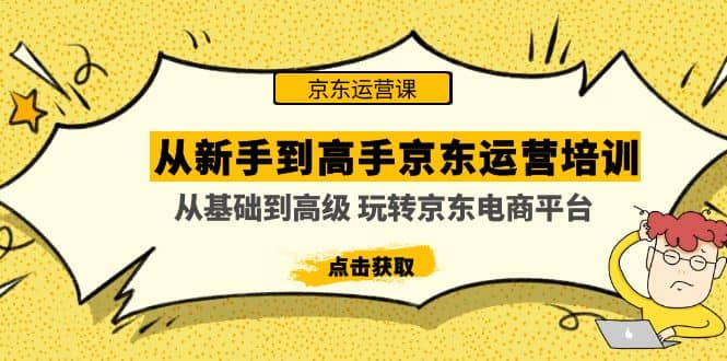 从新手到高手京东运营培训:从基础到高级 玩转京东电商平台(无水印)-扬明网创