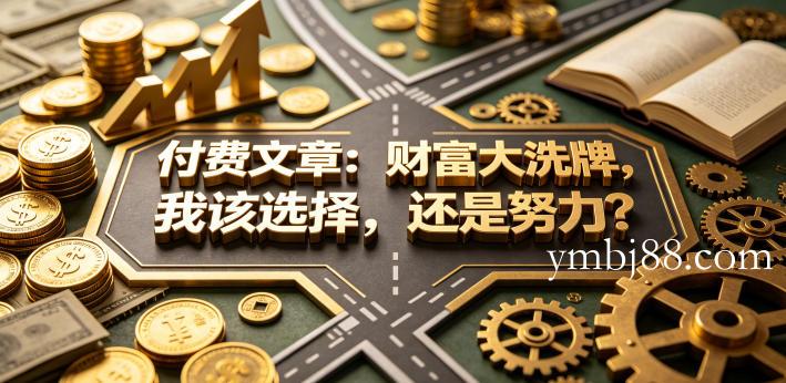 付费文章：财富大洗牌，我该选择，还是努力？-扬明网创