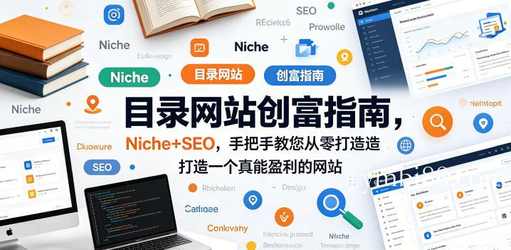 目录网站创富指南，Niche+SEO，手把手教您从零打造打造一个真能盈利的网站【原创双语字幕】-扬明网创
