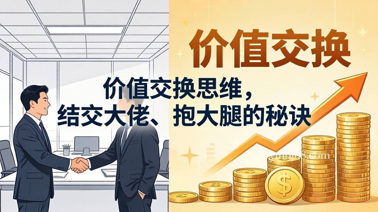 某付费文章：价值交换思维，结交大佬、抱大腿的秘诀-扬明网创